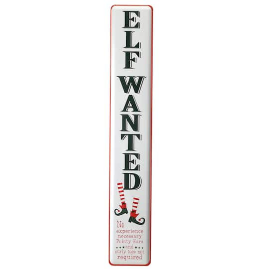 47&#x22; Elf Wanted Wall Sign
